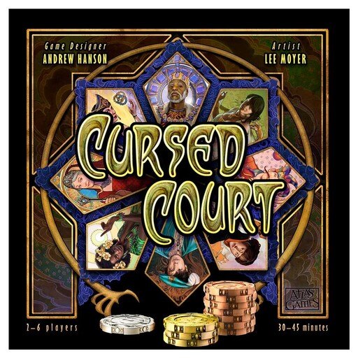 ATG1400 Cursed Court Board Game by Atlas Games.