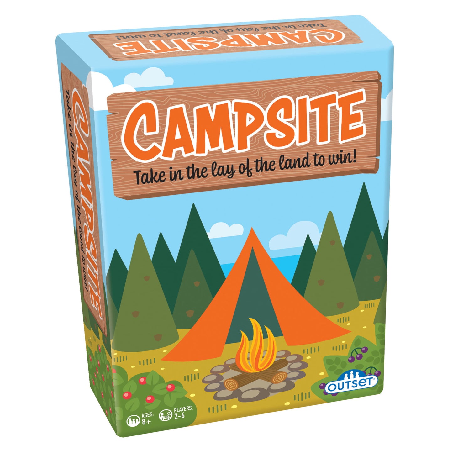Campsite Strategy Board Game by Outset Media