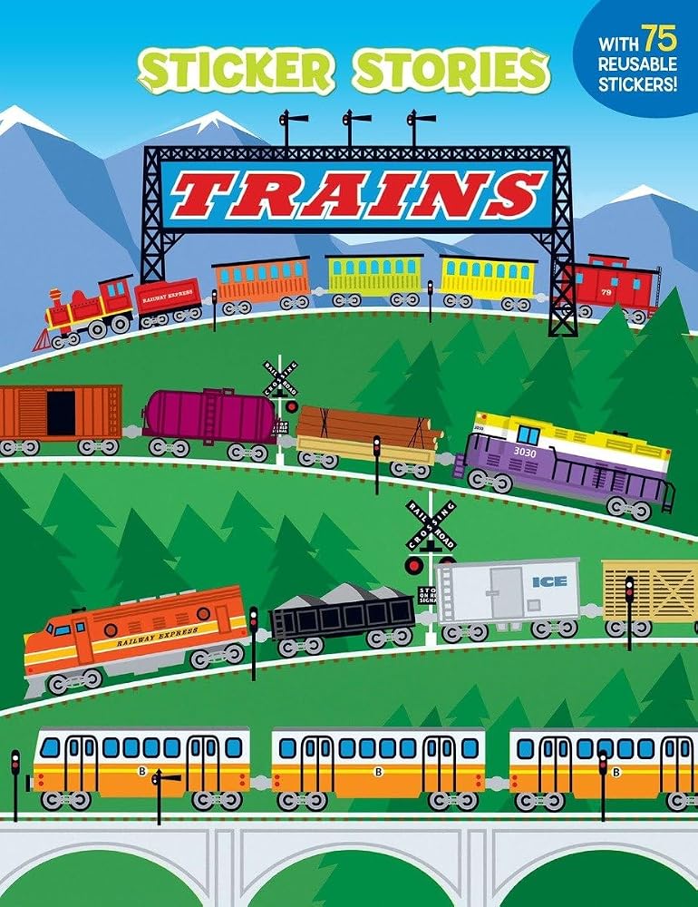 Trains (Sticker Stories) cover image