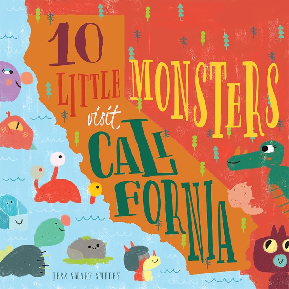 10 Little Monsters Visit California, Second Edition cover image