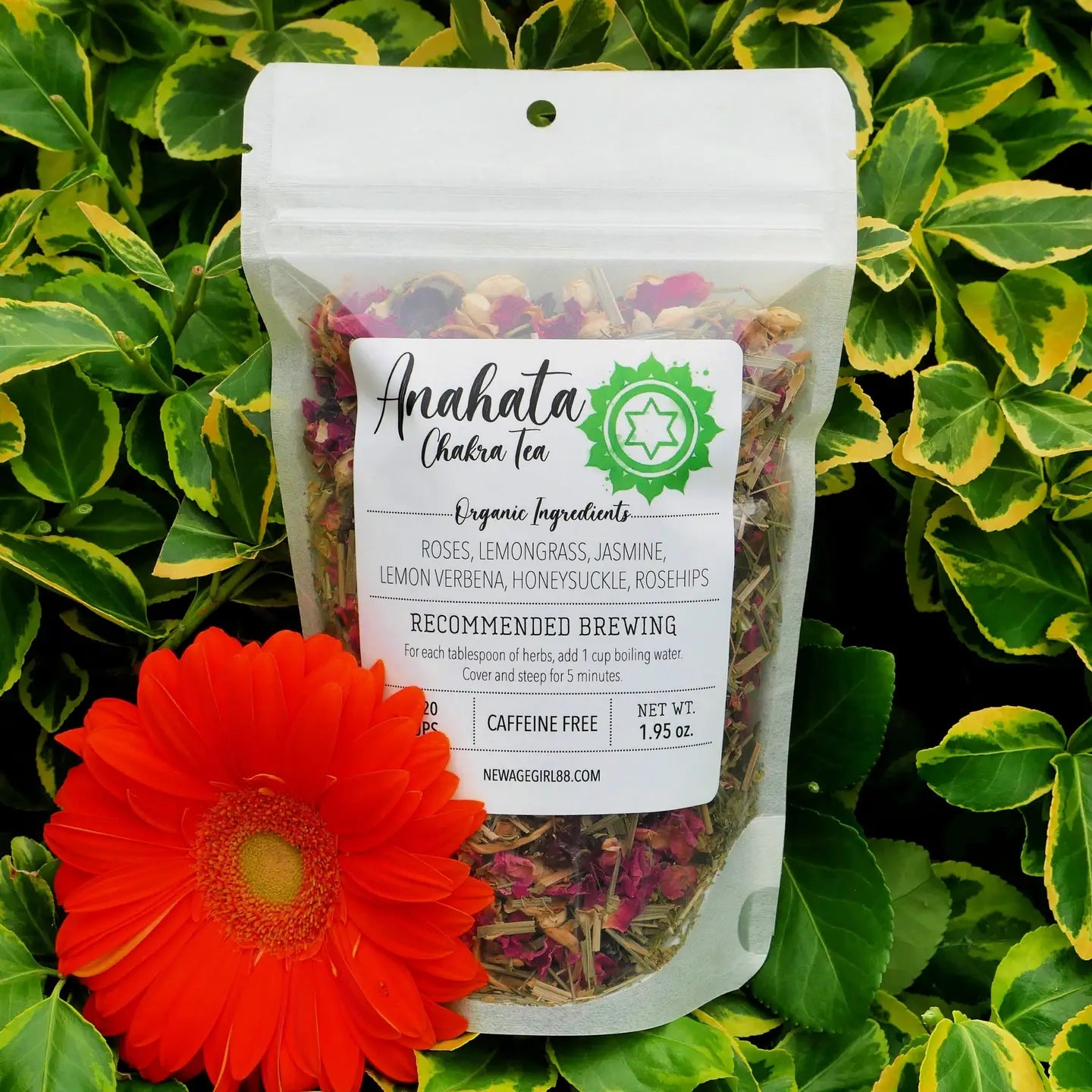 Anahata Chakra Tea - Organic Herbal Loose Tea