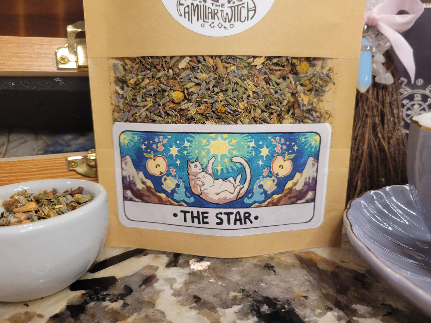 The Familiar Witch Co - The Star Relaxation Tarot Tea