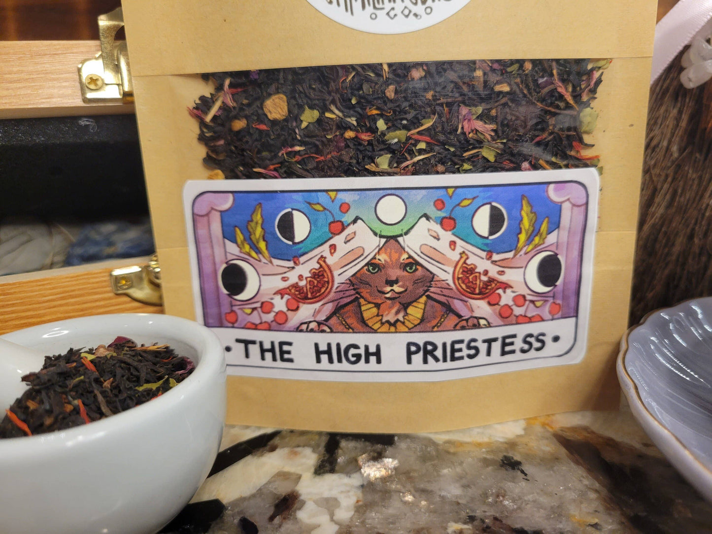 The Familiar Witch Co - The High Priestess Dessert Tarot Tea