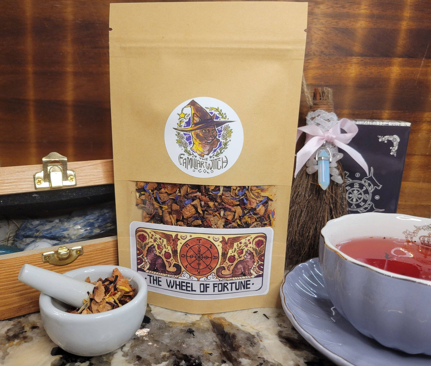 The Familiar Witch Co - Wheel of Fortune Fruity Tarot Tea