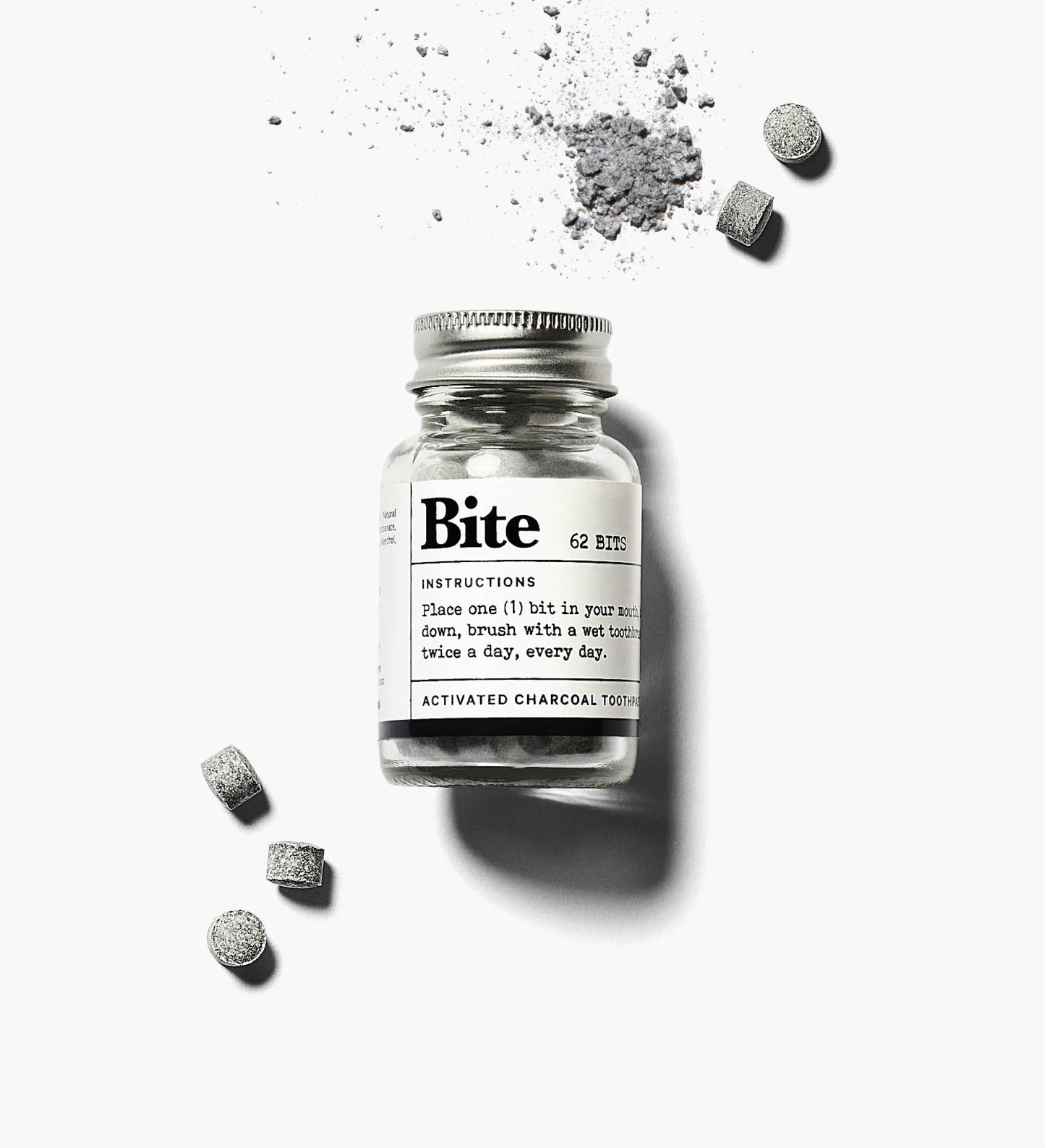 Bite - Mint Charcoal Toothpaste Bits