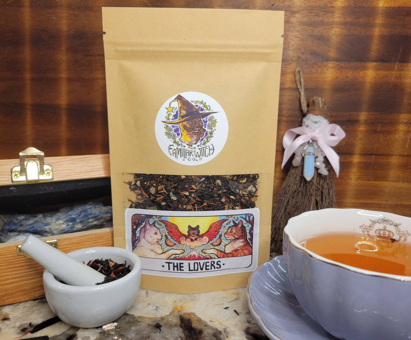 The Familiar Witch Co - The Lovers Apple Spice Tarot Tea