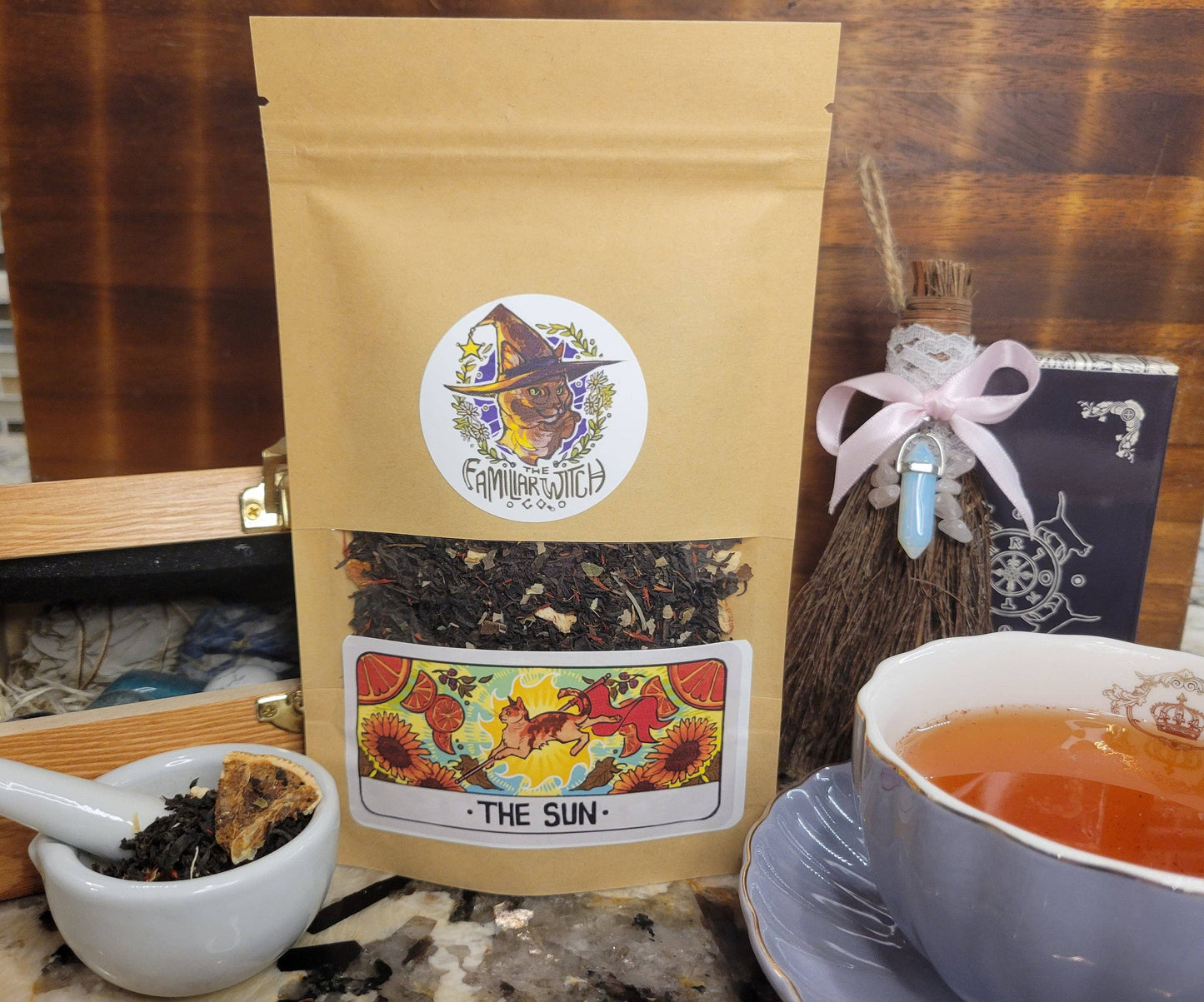 The Familiar Witch Co - The Sun Orange Tarot Tea