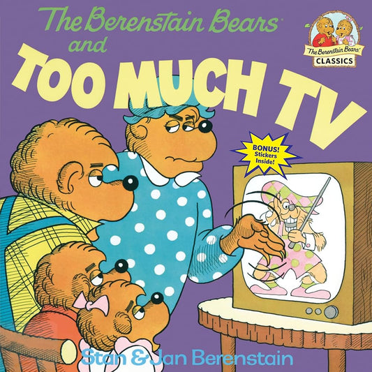 The Berenstain Bears and Too Much TV cover image