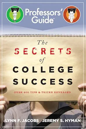 The Secrets of College Success (Professors' Guide) cover image