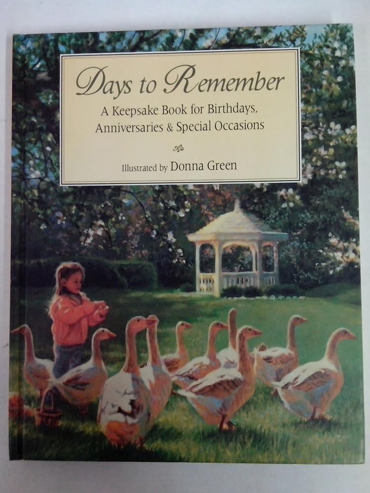 Days to Remember: A Keepsake Book for Birthdays, Anniversaries & Special Occasions cover image