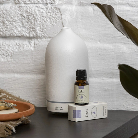 Calming Relax Essential Oil Blend with French Lavender & Rosemary
