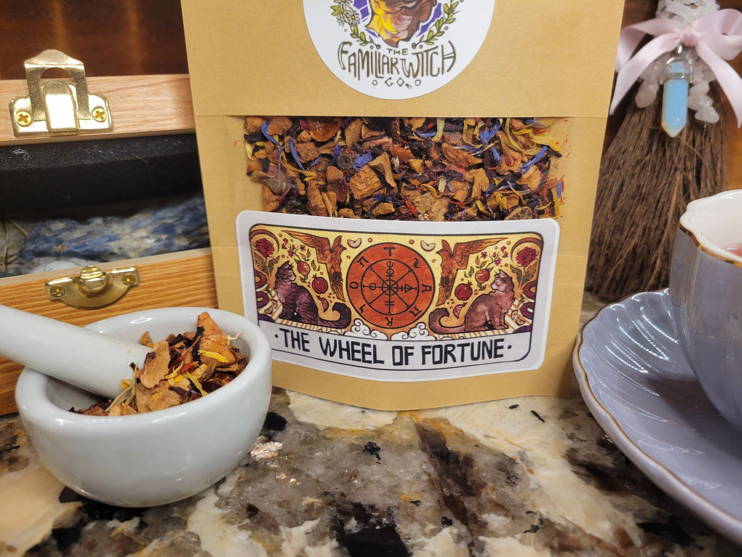 The Familiar Witch Co - Wheel of Fortune Fruity Tarot Tea