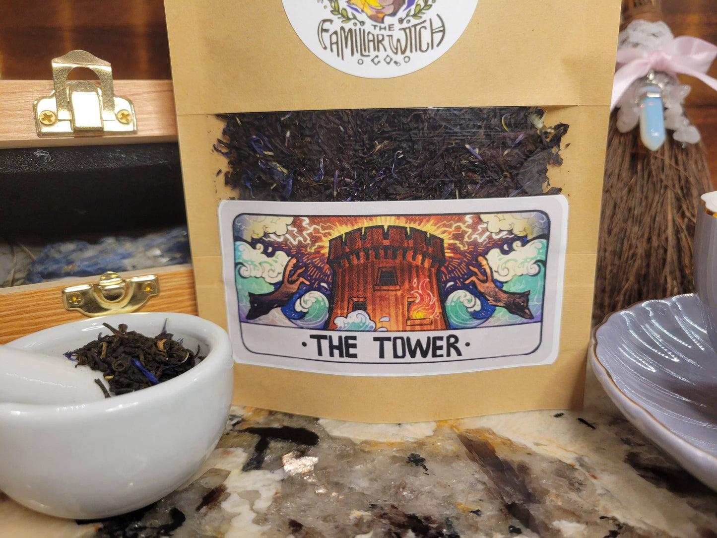 The Familiar Witch Co - The Tower Earl Grey Tarot Tea