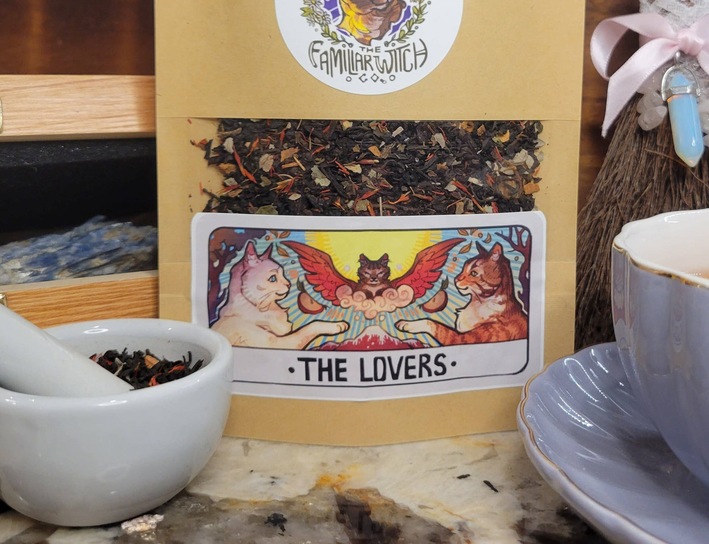 The Familiar Witch Co - The Lovers Apple Spice Tarot Tea