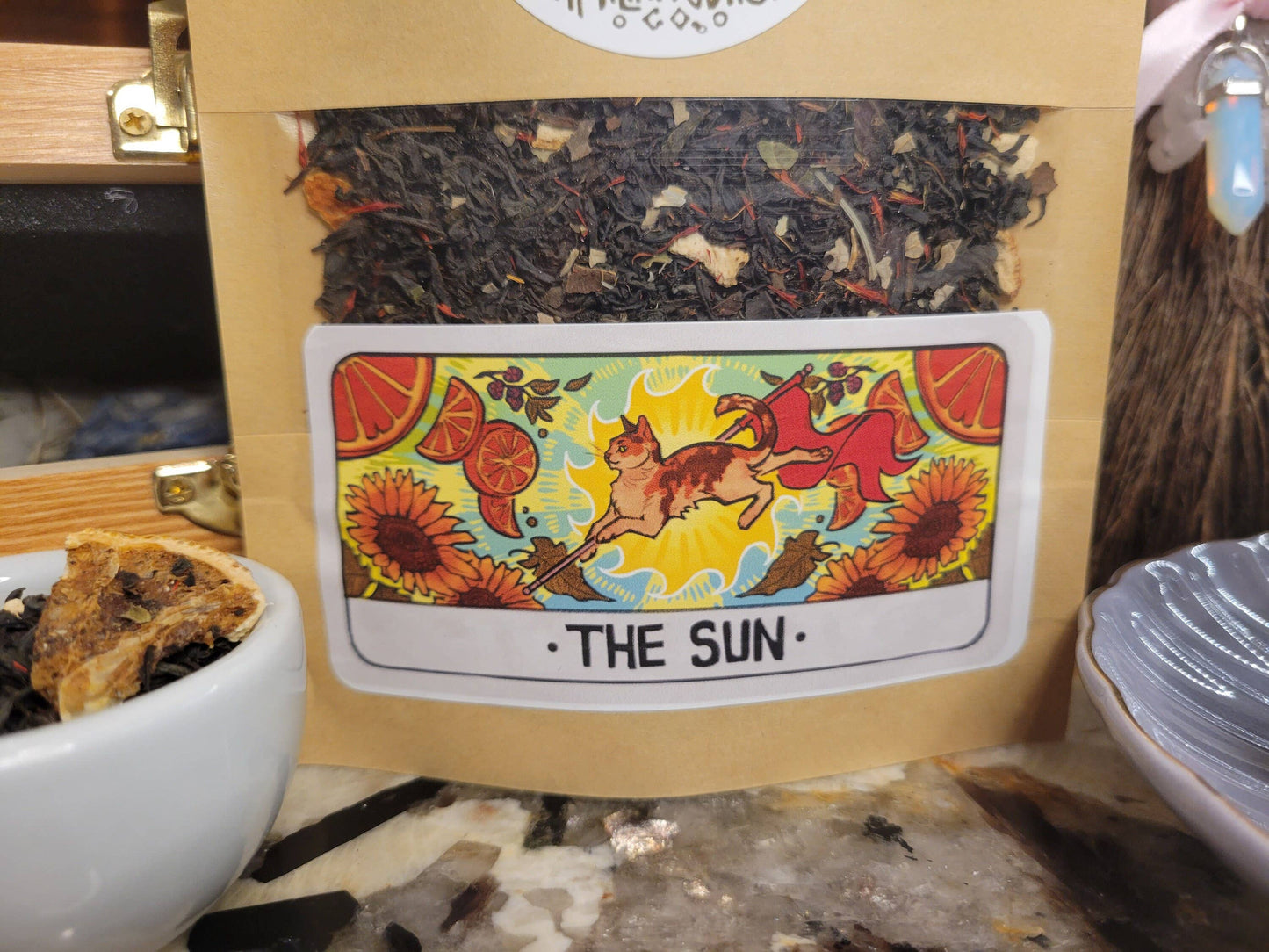 The Familiar Witch Co - The Sun Orange Tarot Tea