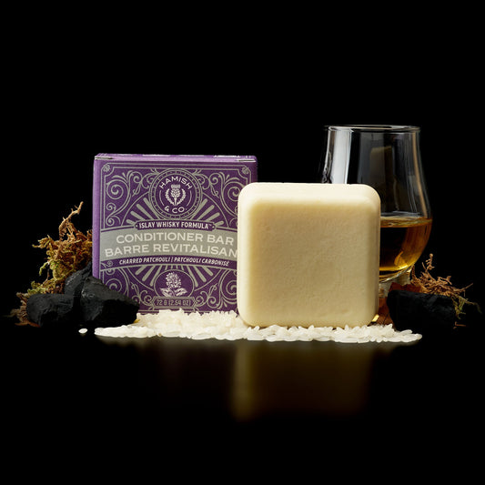 Conditioner Bar for Men | Longsheng Rice Water + Scottish Islay Whisky Infused